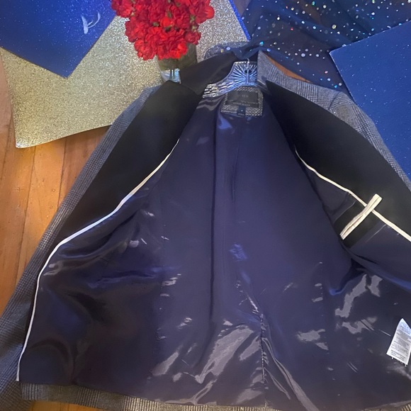 J.CREW 70% WOOL REGENT BEIJE BROWN CLASSIC BLAZER Coat LUX COZY VTG - Picture 4 of 16